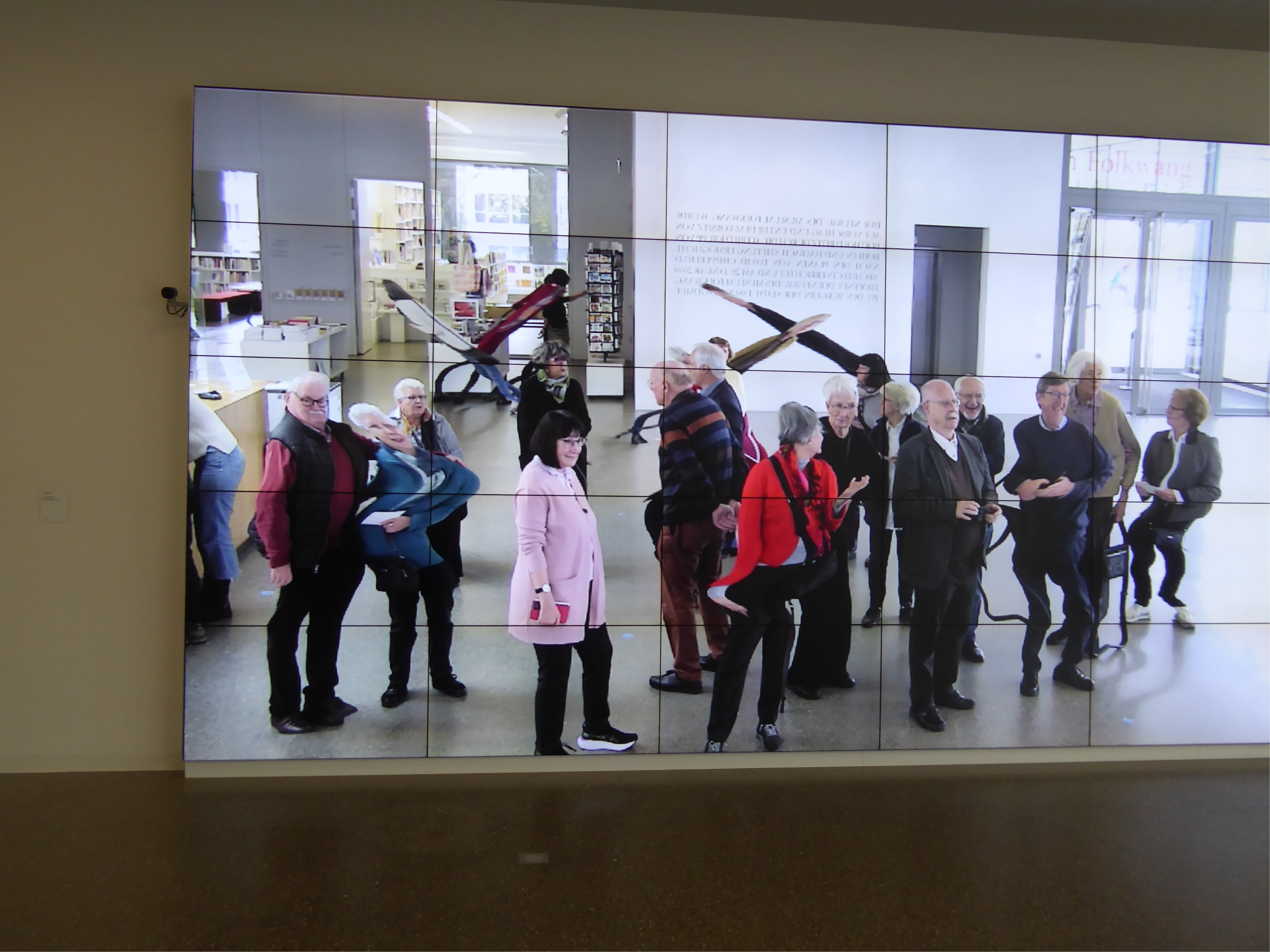 Folkwang Museum, Essen, Eingangsinstallation
