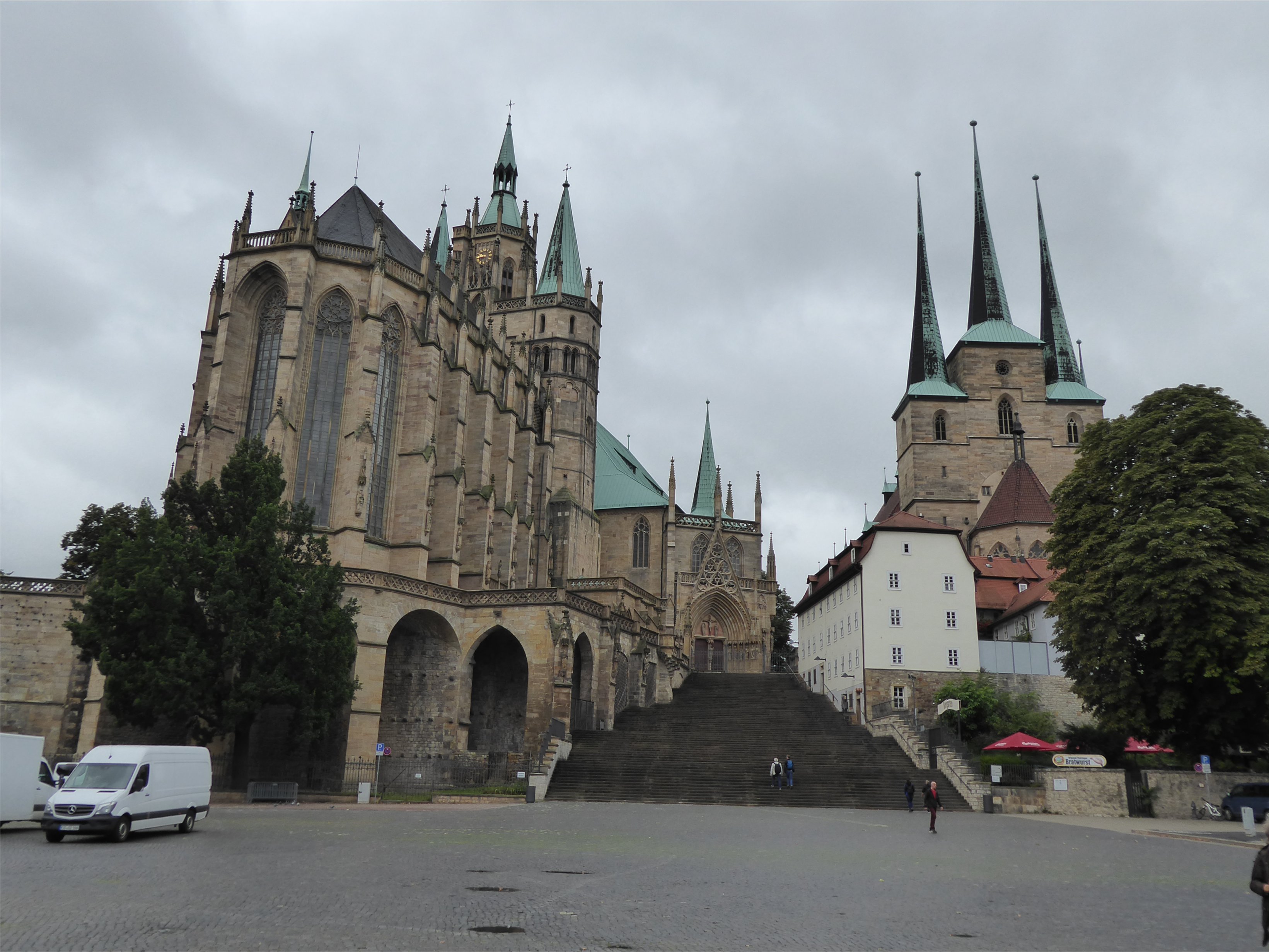 Domplatz in Erfurt Domplatz in Erfurt